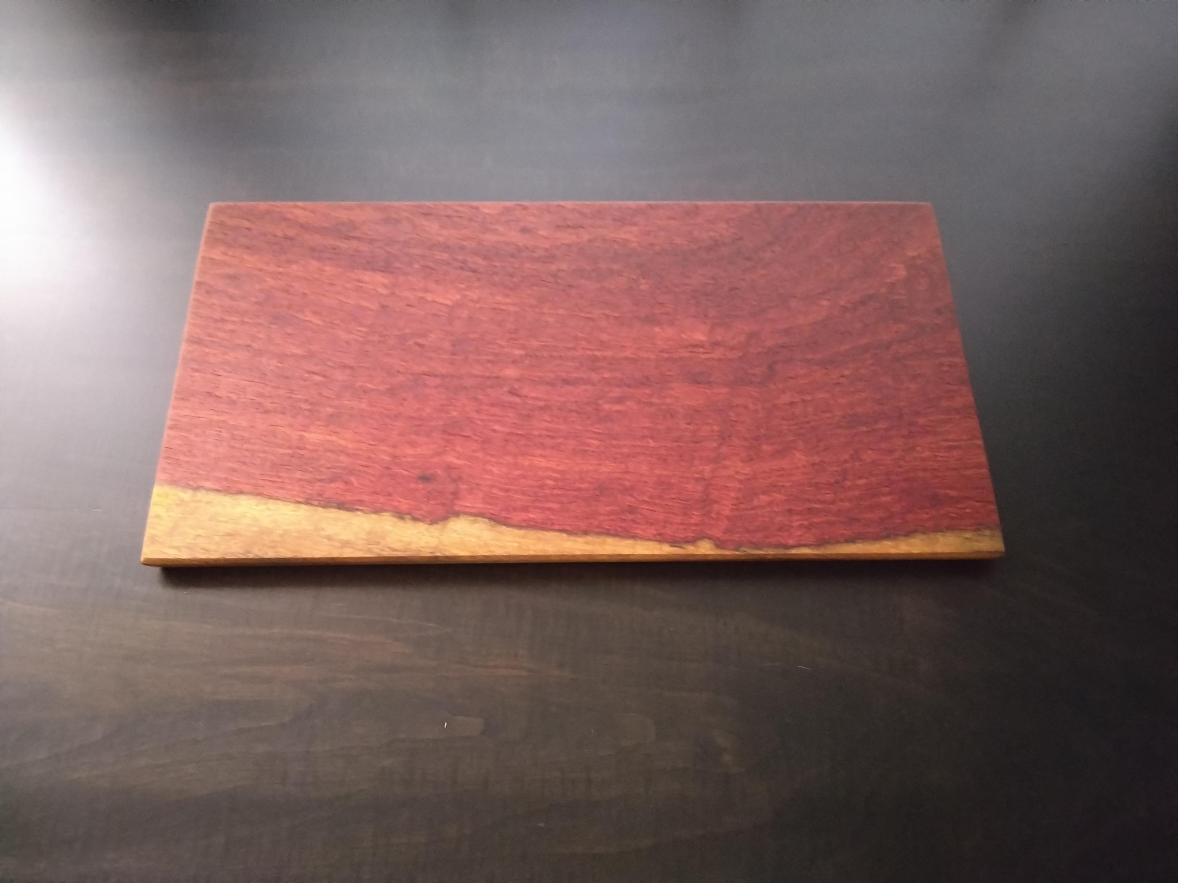 【大長皿サイズ】シンプル・モダンな花梨のテーブルマット ランチョンマット・大皿・花台・敷板・ディスプレイなどにも1枚目の画像