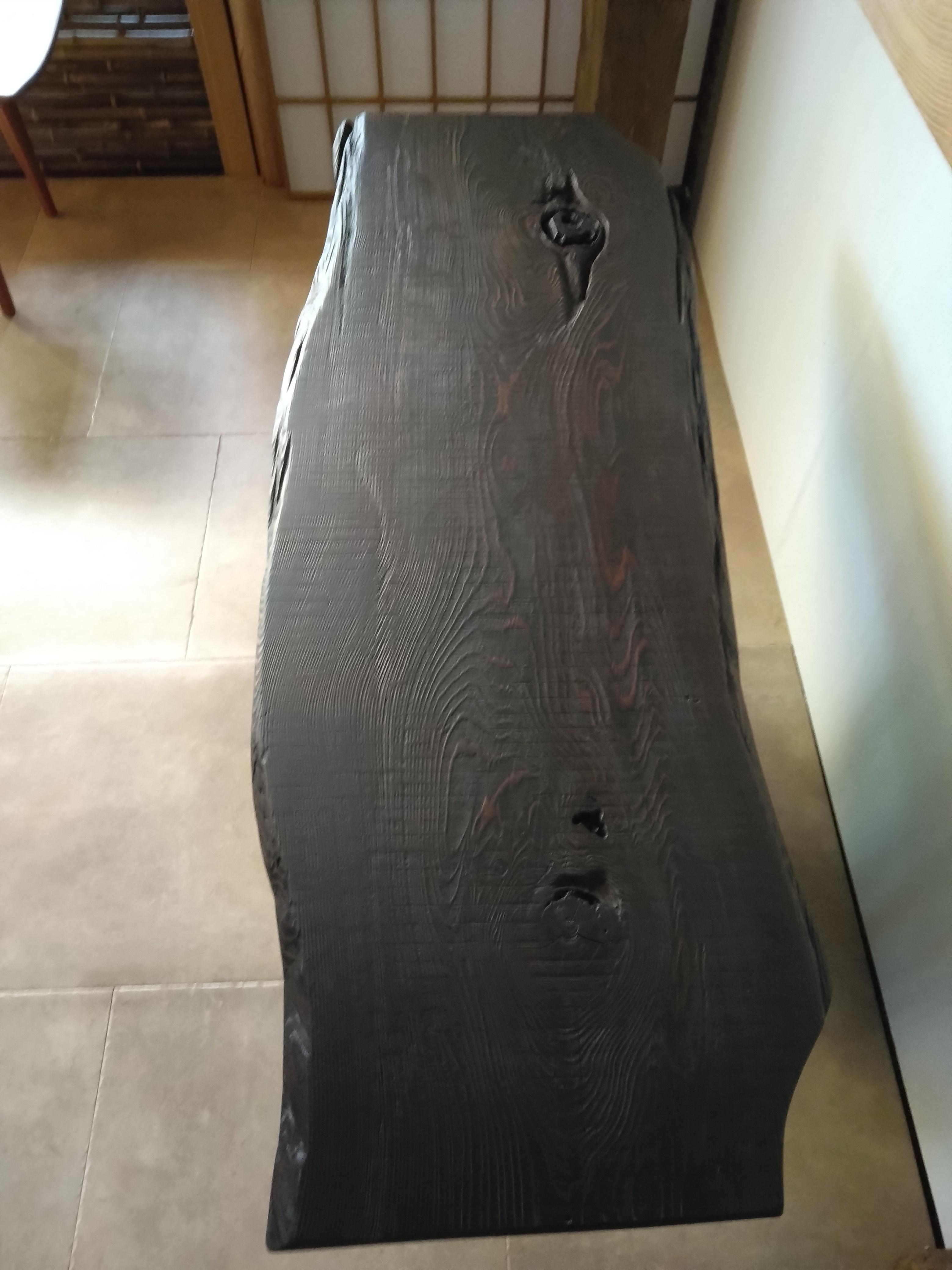 古朴風な松・天板 テーブル・ローテーブル・置床1枚目の画像